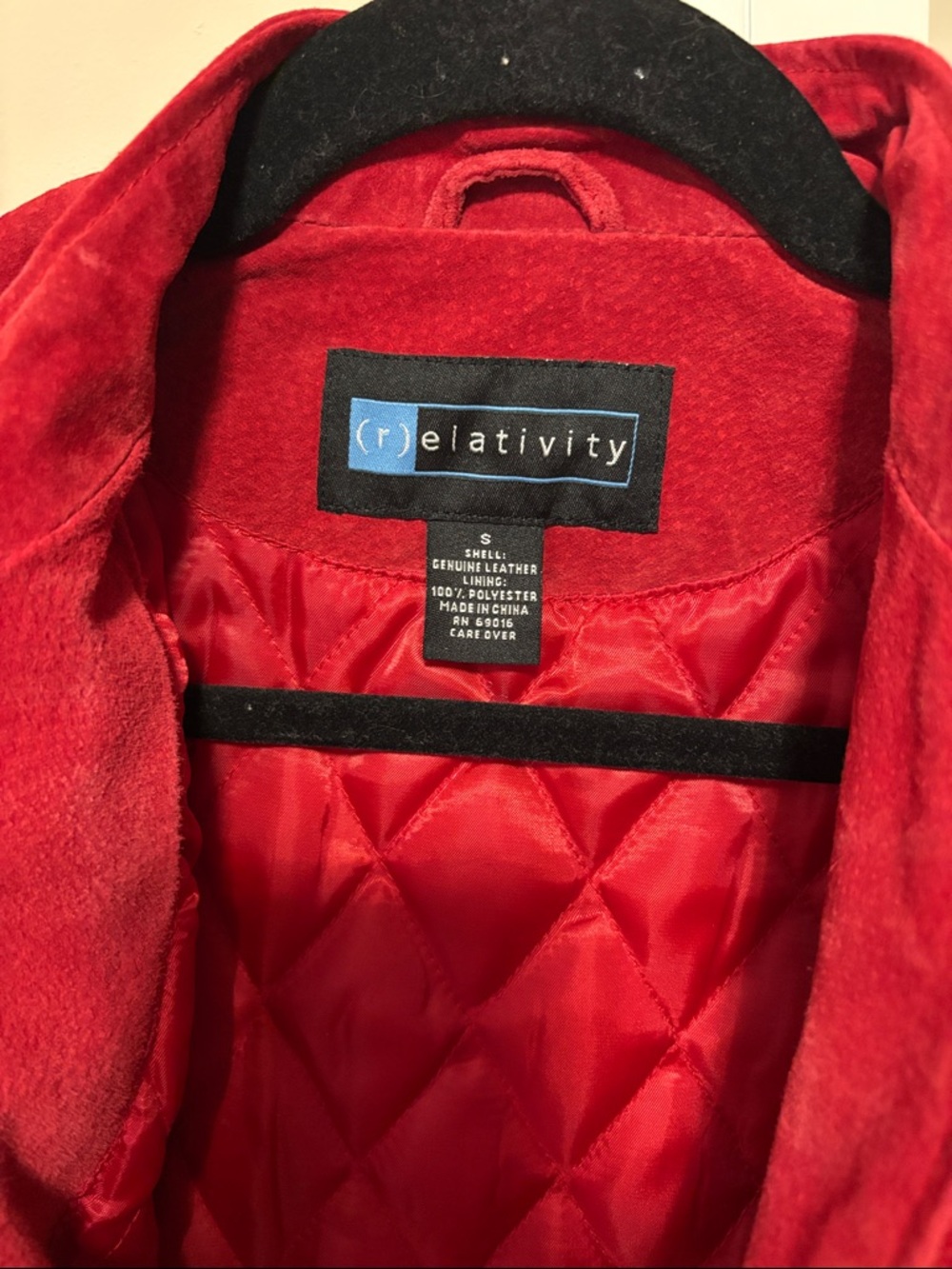 Relativity Red Suede Zip-Front Jacket - Picture 2 of 16